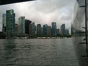 Touchdown in Downtown Vancouver, B.C.