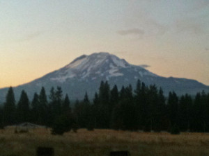 Watchful Gaze of Mount Adams