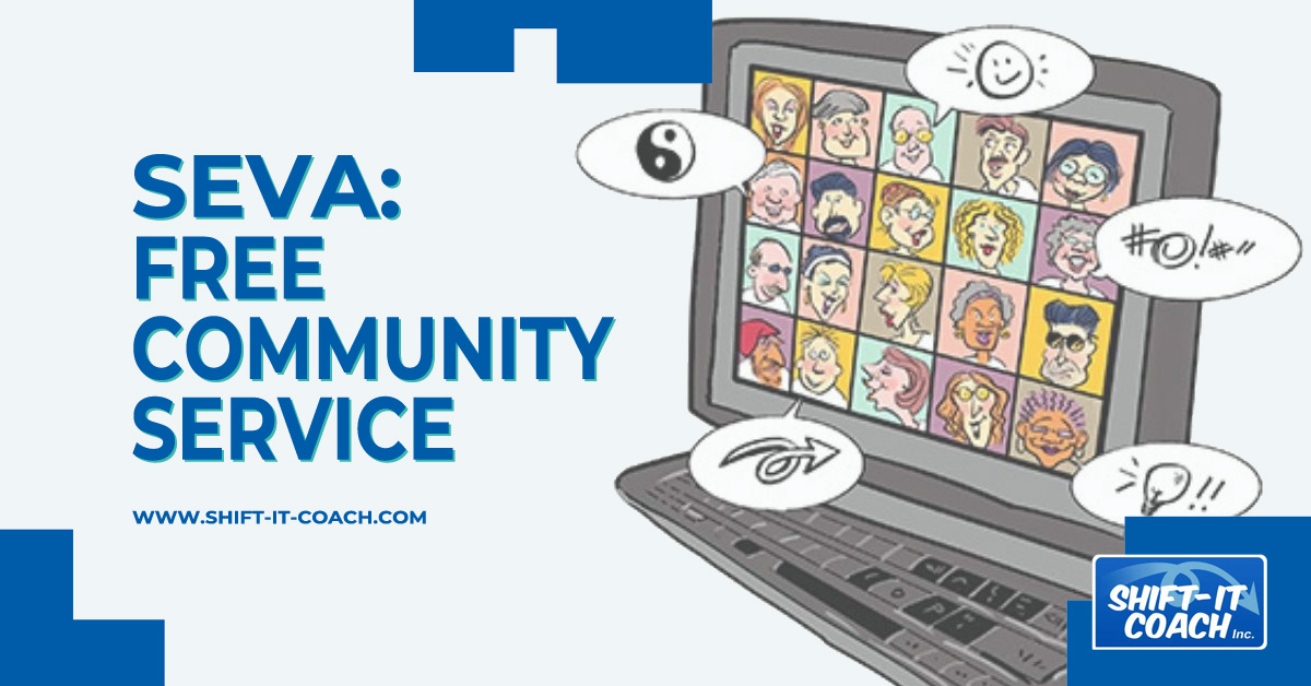 Seva community service online coaching and support with Christina merkley