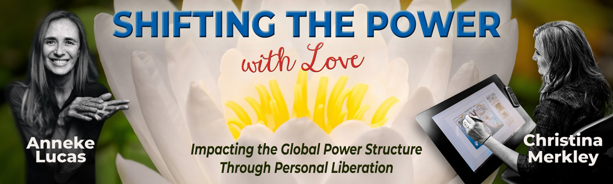 Shifting the Power banner with Christina Merkley and Anneke Lucas
